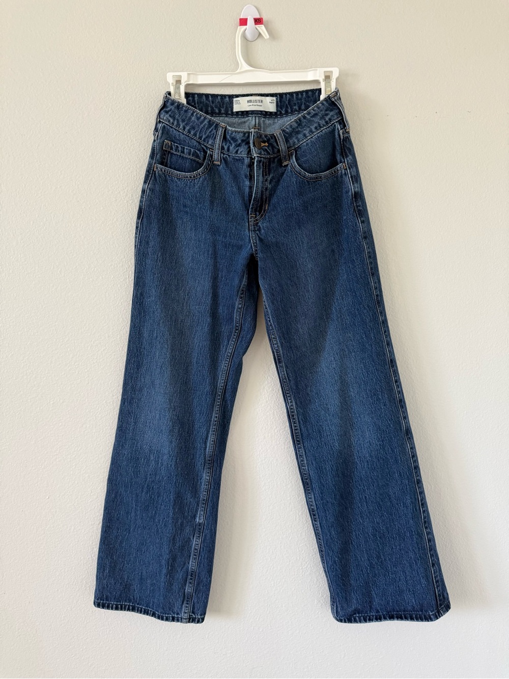 Hollister Straight-Leg Jeans in Dark Indigo